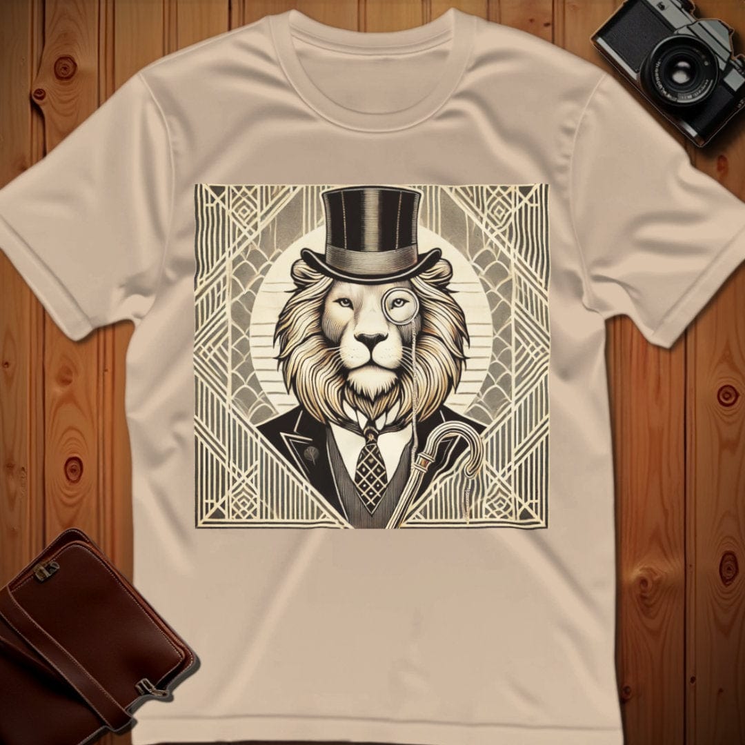 Lion Tee – Dapper – Bold Vibrant Art