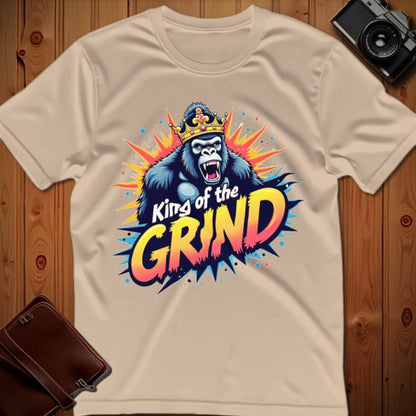 Gorilla Tee – King of the Grind – Bold Vibrant Art