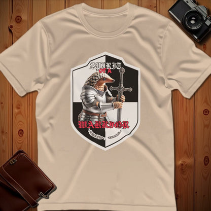 Pangolin Tee – Knight Spirit of a Warrior  – Bold Vibrant Art