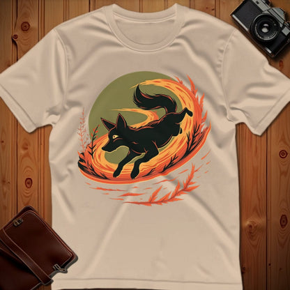 Fox T-Shirt – Fiery Fox – Bold Vibrant Graphic | Lazy Day Outfit
