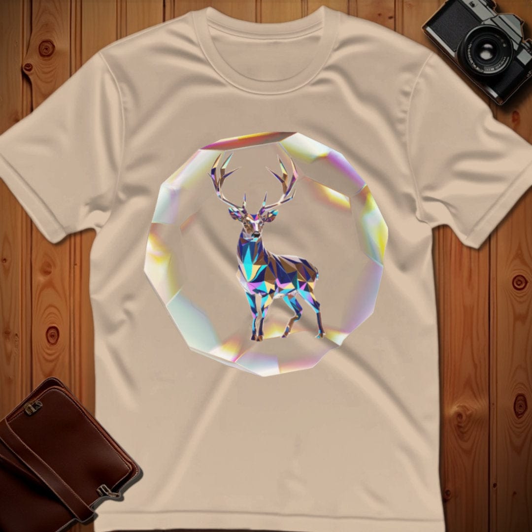 Deer Tee – Crystal – Bold Vibrant Art