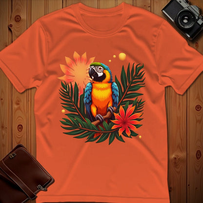 Parrott Tee – Tropical – Bold Vibrant Art