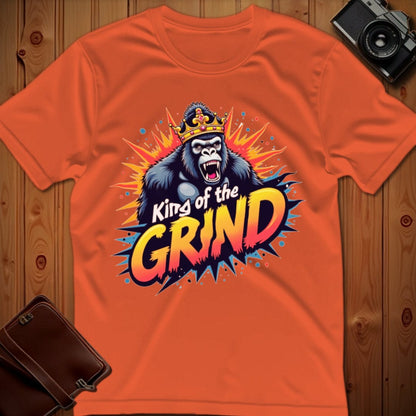 Gorilla Tee – King of the Grind – Bold Vibrant Art