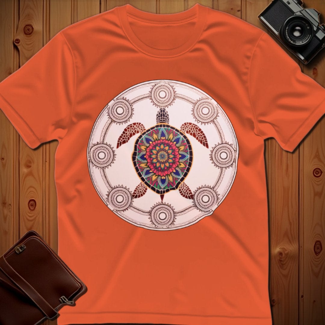 Turtle Tee – Mandala – Bold Vibrant Art | Outdoor Adventure