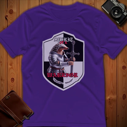 Pangolin Tee – Knight Spirit of a Warrior  – Bold Vibrant Art
