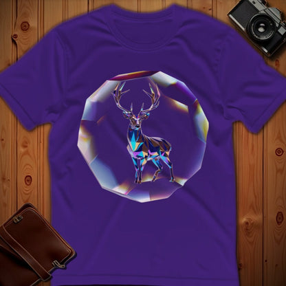 Deer Tee – Crystal – Bold Vibrant Art