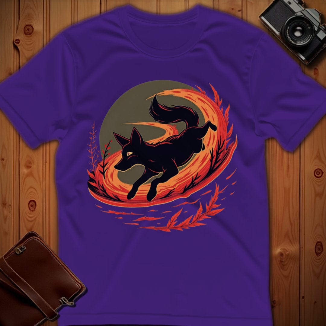 Fox T-Shirt – Fiery Fox – Bold Vibrant Graphic | Lazy Day Outfit