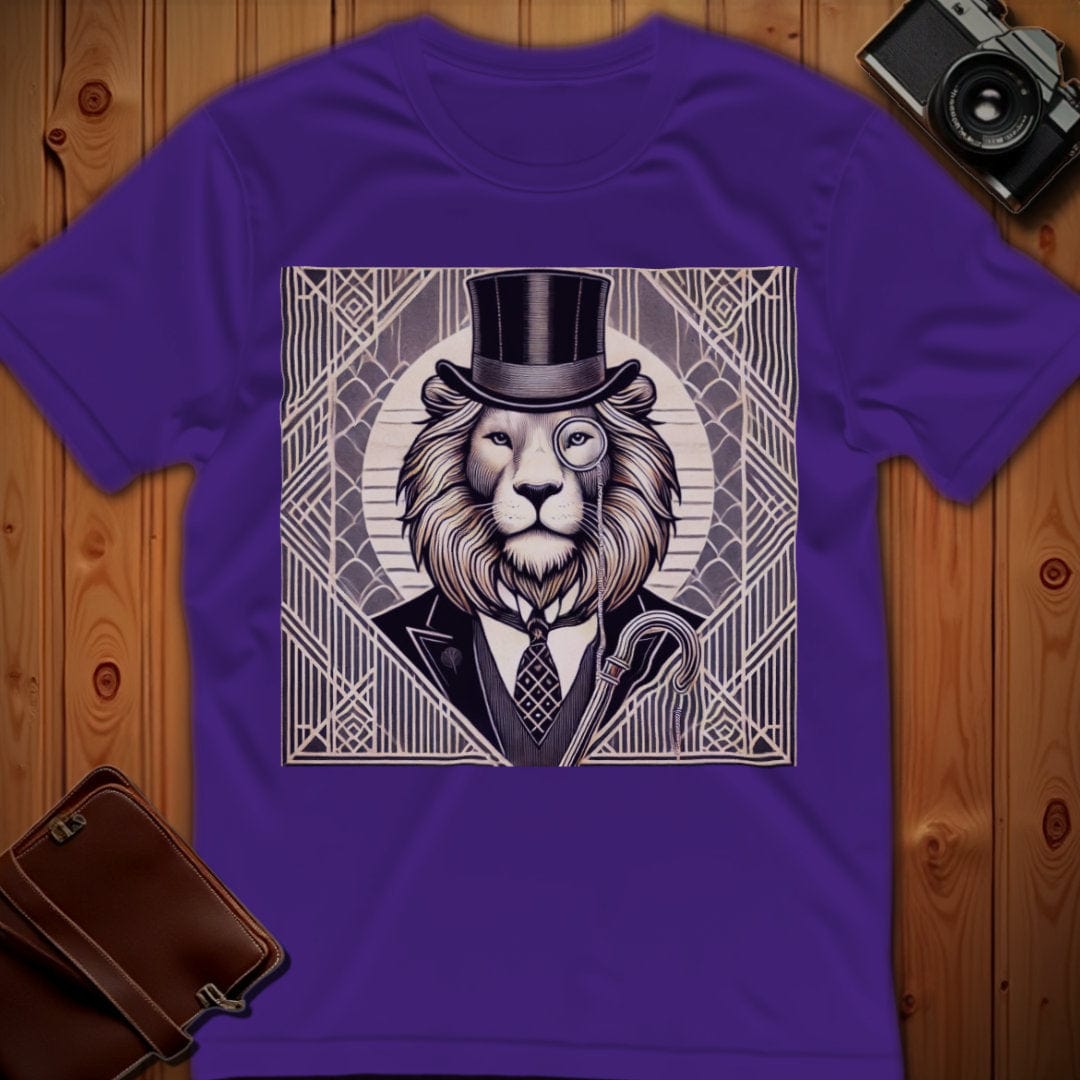 Lion Tee – Dapper – Bold Vibrant Art