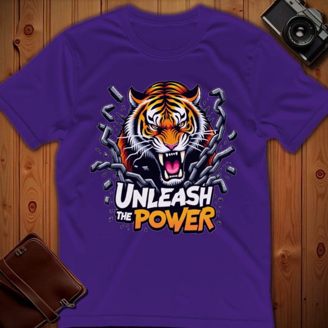 Tiger Tee – Unleash the Power – Bold Vibrant Art