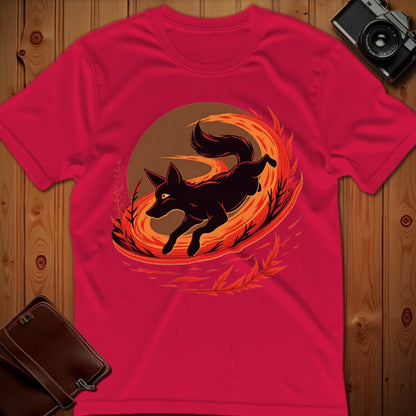 Fox T-Shirt – Fiery Fox – Bold Vibrant Graphic | Lazy Day Outfit