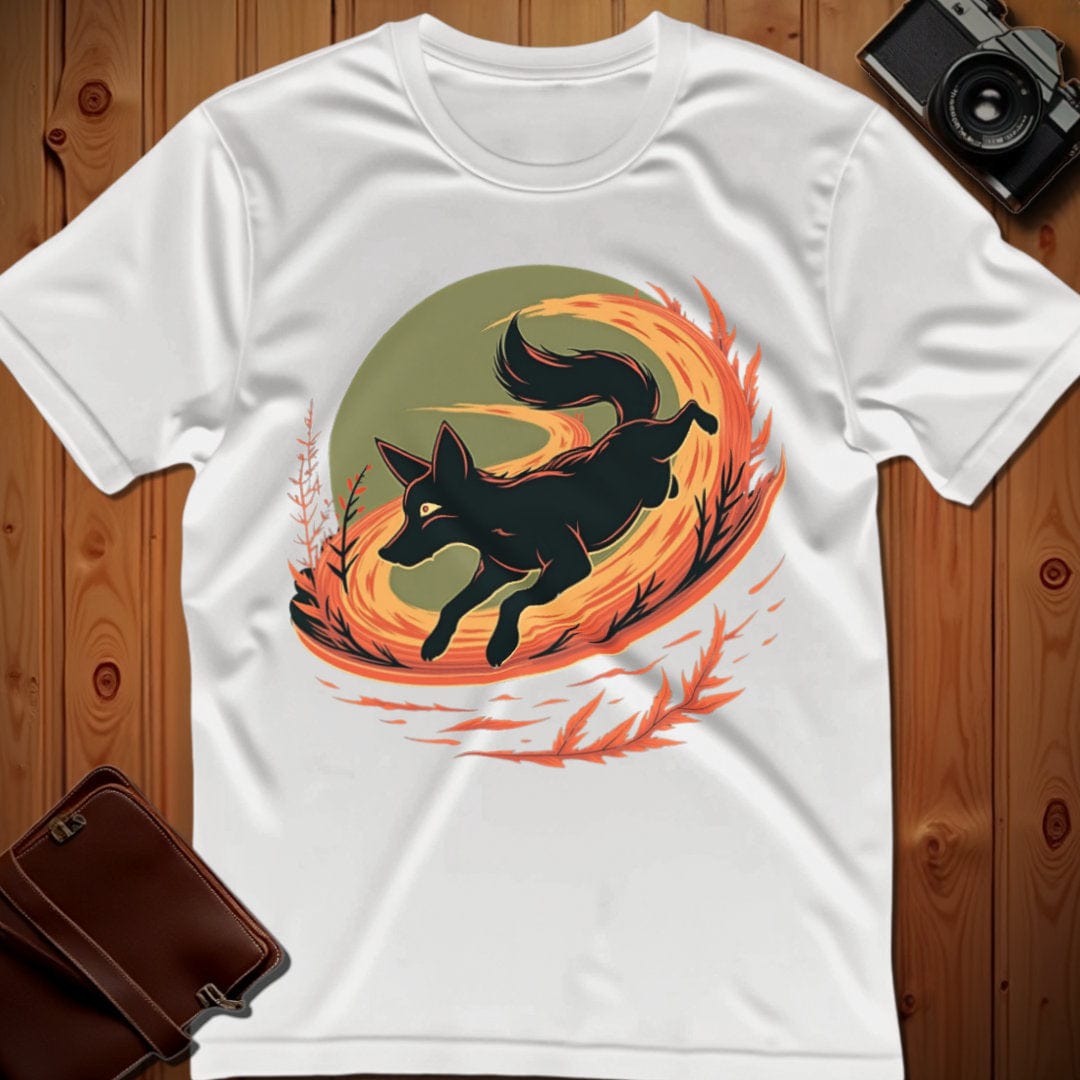 Fox T-Shirt – Fiery Fox – Bold Vibrant Graphic | Lazy Day Outfit