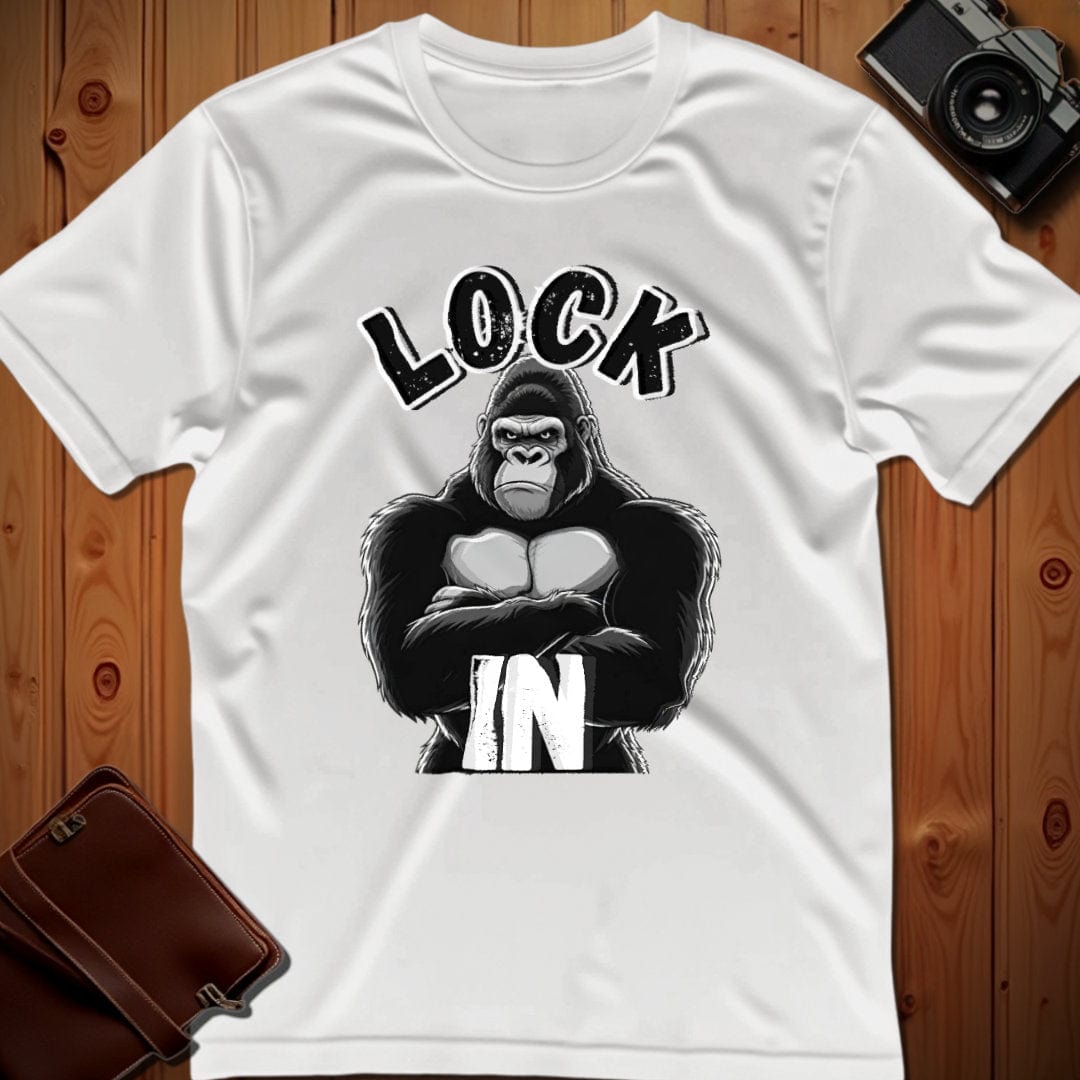 Gorilla Tee – Lock-In – Bold Vibrant Art | Weekend Casual Wear