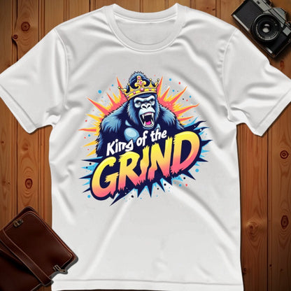 Gorilla Tee – King of the Grind – Bold Vibrant Art
