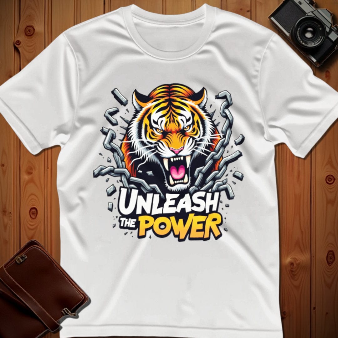 Tiger Tee – Unleash the Power – Bold Vibrant Art