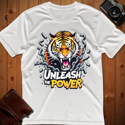 Tiger Tee – Unleash the Power – Bold Vibrant Art