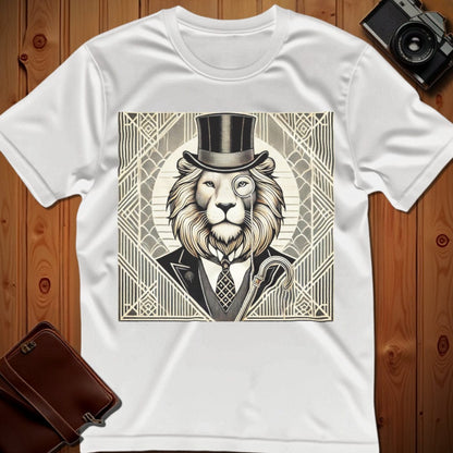 Lion Tee – Dapper – Bold Vibrant Art